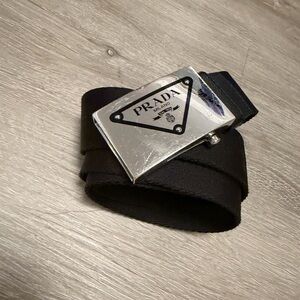 Prada Woven Re Nylon Belt 85 cm